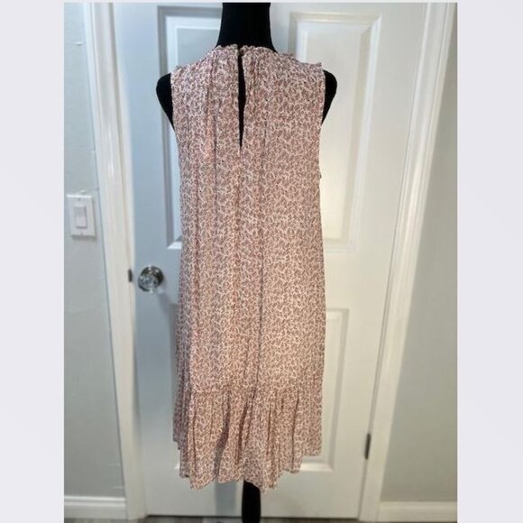 Natalie Flounced Tunic Dress in Neutral Motif from Anthropologie-Size Medium-NWT - Picture 8 of 10